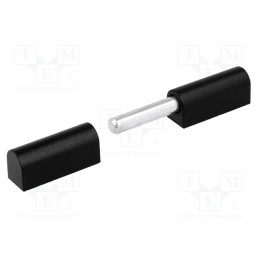 1 pcs x ROZTOCZE - ZN155.002 - Hinge, Width: 12.8mm, zinc and aluminium alloy, H: 60mm