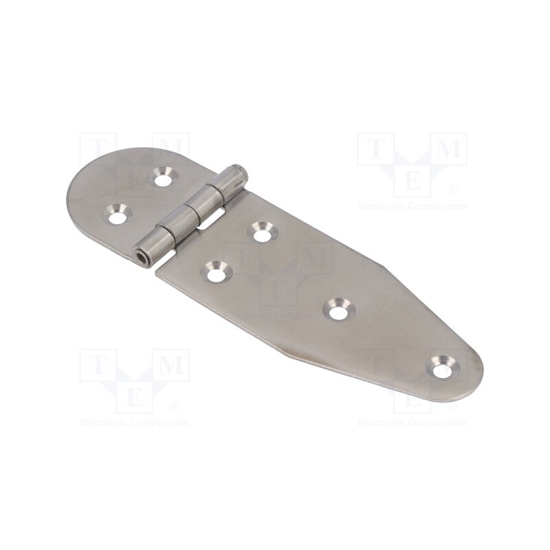 1 pcs x KRAFTBERG - ZAW-130X40X1.5-A2 - Hinge, Width: 40mm, A2 stainless steel, H: 130mm