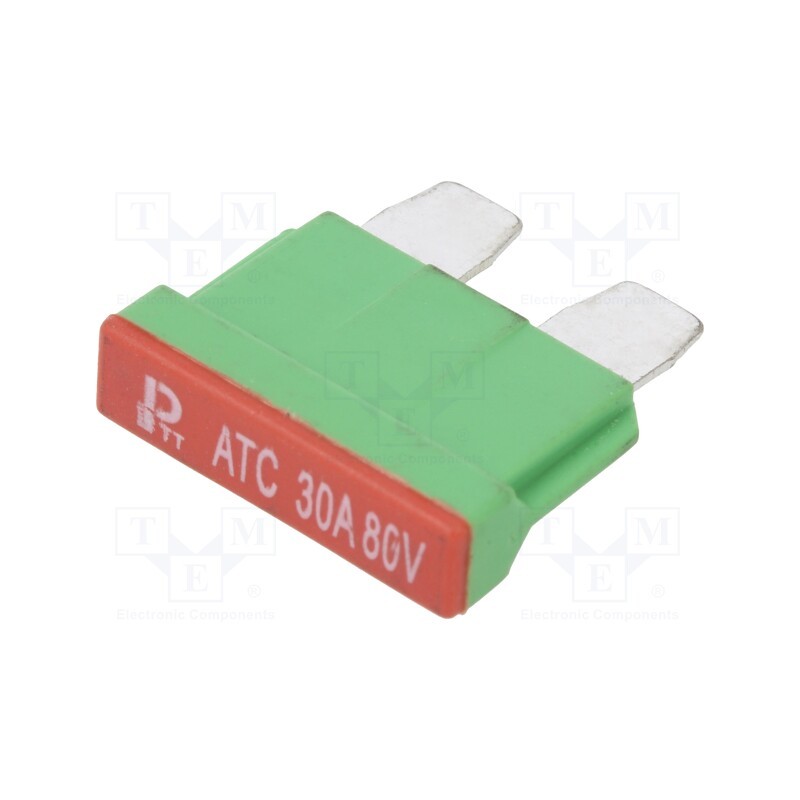 1 pcs x ESKA - 340033-80V - Fuse: fuse, 30A, 80VDC, automotive, 19mm, copper, tinned