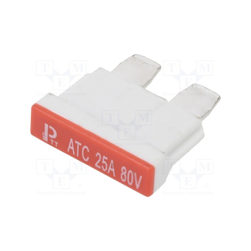 1 pcs x ESKA - 340032-80V - Fuse: fuse, 25A, 80VDC, automotive, 19mm, copper, tinned