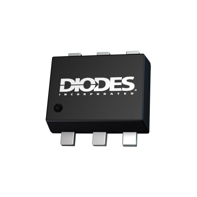 3000 pcs - Dual N-Channel MOSFET, 350 mA, 50 V, 6-Pin SOT-563 Diodes Inc DMN53D0LV-7