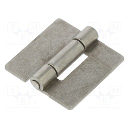1 pcs x ELESA+GANTER - GN 136-NI-40-40-A - Hinge, Width: 40mm, stainless steel, H: 40mm, for welding