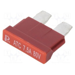 1 pcs x ESKA - 340026-80V - Fuse: fuse, 7.5A, 80VDC, automotive, 19mm, copper, tinned