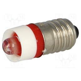 1 pcs x BRIGHTMASTER - LLED-E10/12/R - LED lamp, red, E10, 12VDC, 12VAC