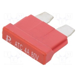 1 pcs x ESKA - 340023-80V - Fuse: fuse, 4A, 80VDC, automotive, 19mm, copper, tinned