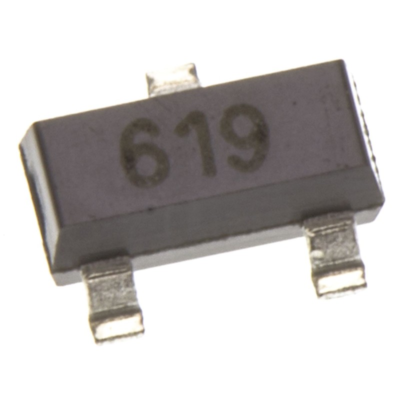 3000 pcs - Diodes Inc FMMT619TA NPN Transistor, 2 A, 50 V, 3-Pin SOT-23