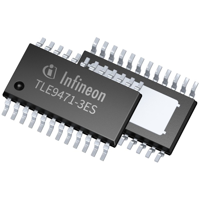 3000 pcs - Infineon TLE9471ESV33XUMA1, CAN Transceiver 5Mbps ISO 11898, 24-Pin TSDSO