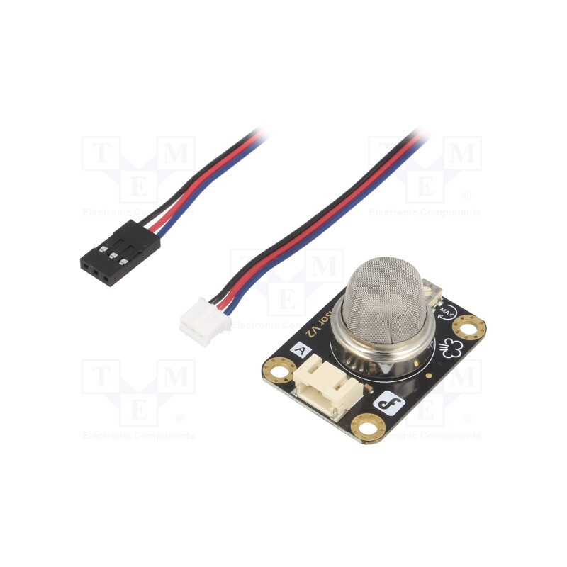 1 pcs x DFROBOT - SEN0131 - Sensor: gas level, propane-butane (LPG), analog, 5VDC, MQ-6, Ch: 1