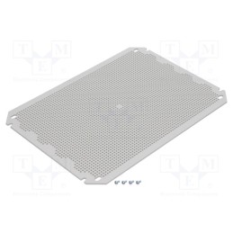 1 pcs x FIBOX - NEO MPI 4232 - Mounting plate, plastic, perforated