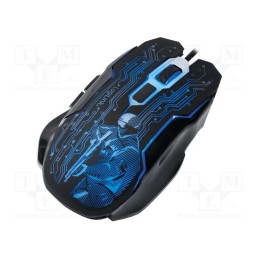 1 pcs x LOGILINK - ID0137 - Optical mouse, black,mix colours, USB, wired, No.of butt: 6