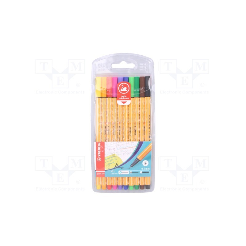1 set x STABILO - 4006381217842 - Fineliner, 10pcs.