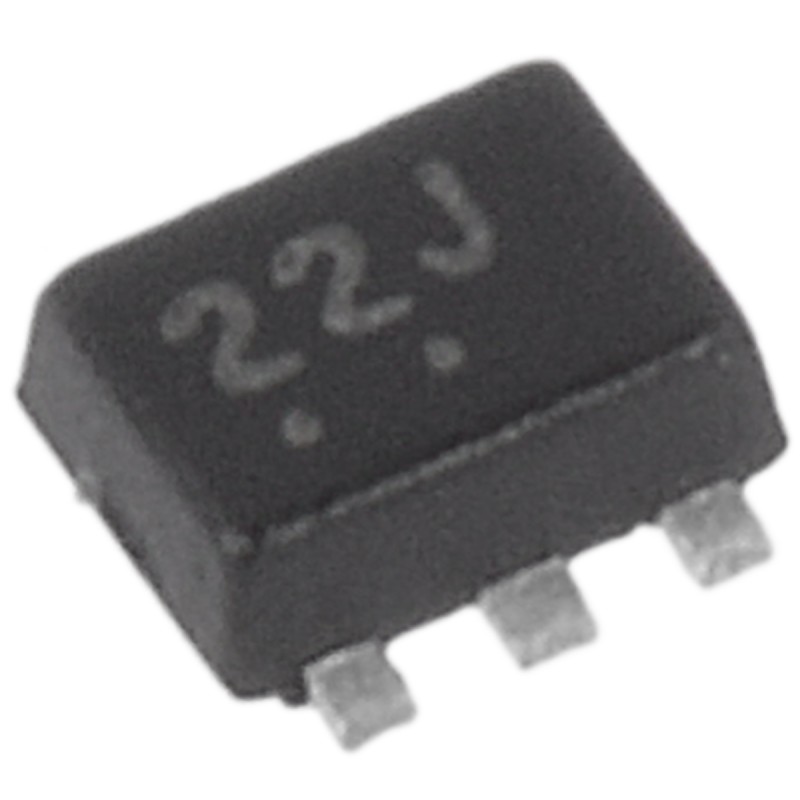 4000 pcs - onsemi NUF2042XV6T1G, Quint-Element Bi-Directional ESD Protection Diode, 0.22W, 6-Pin SOT-563