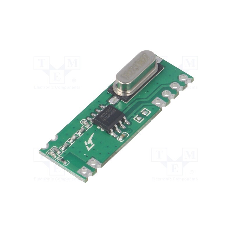 1 pcs x HOPE MICROELECTRONICS - RFM210LCF-433S1 - Module: RF, AM receiver, ASK,OOK, 433.92MHz, -114dBm, 1.8÷3.6VDC