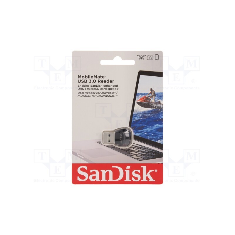 1 pcs x SANDISK - SDDR-B531-GN6NN - Card reader: memory, USB A, USB 3.0, microSD,microSDHC,microSDXC