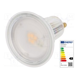 1 pcs x ams OSRAM - 4058075608771 - LED lamp, warm white, GU10, 230VAC, 620lm, P: 6.9W, 120°, 2700K