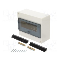 1 pcs x HAGER - VD110TP - Enclosure: for modular components, IP40, No.of mod: 10