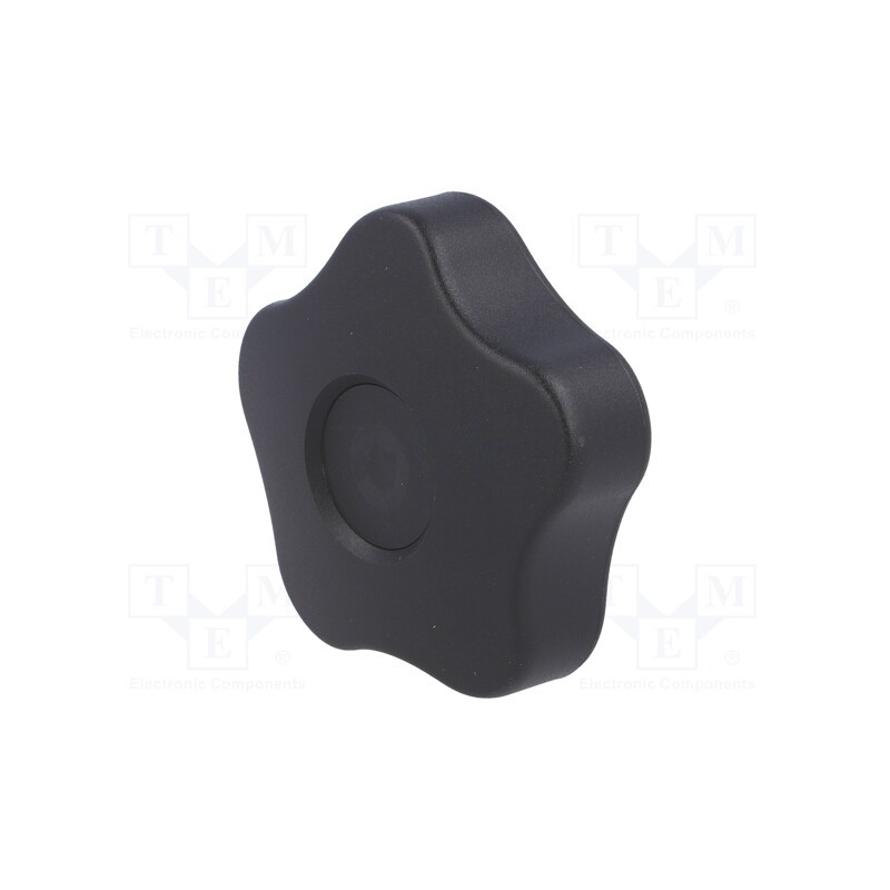 1 pcs x ELESA+GANTER - VCT.63 B-M12-C9 - Knob, Ø: 63mm, Int.thread: M12, 26mm, H: 37mm, technopolymer PP