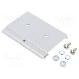 1 pcs x HAMMOND - 1427DIN75M - DIN rail mounting bracket, aluminium, 75mm, Rail: TS35