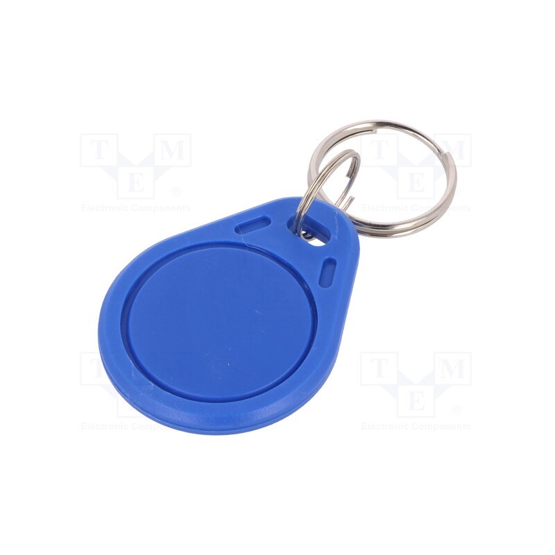 1 pcs x - S203-BE - RFID pendant, ISO 11784/5,T5577, plastic, blue, 125kHz