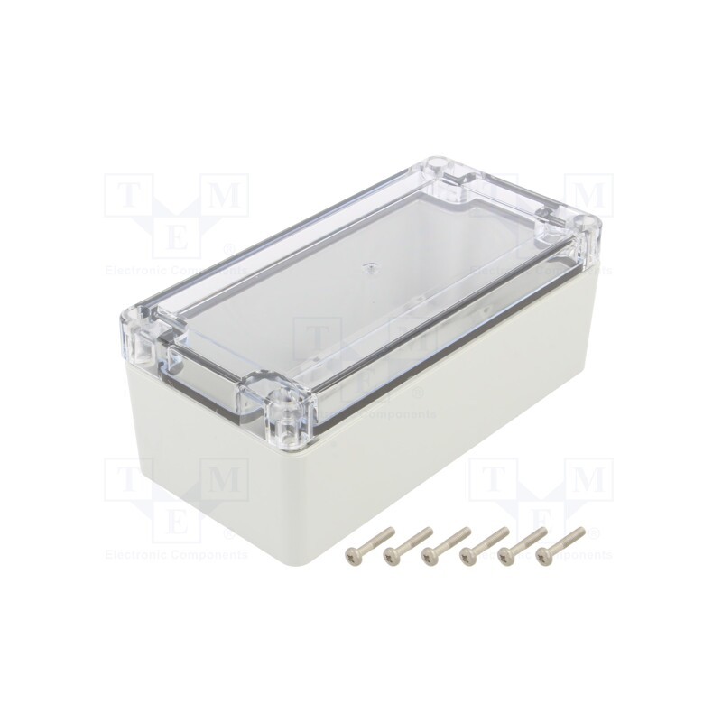 1 pcs x KRADEX - ZP160.80.60SJP TM ABS-PC - Enclosure: multipurpose, X: 80mm, Y: 160mm, Z: 60mm, ZP, ABS, IP67