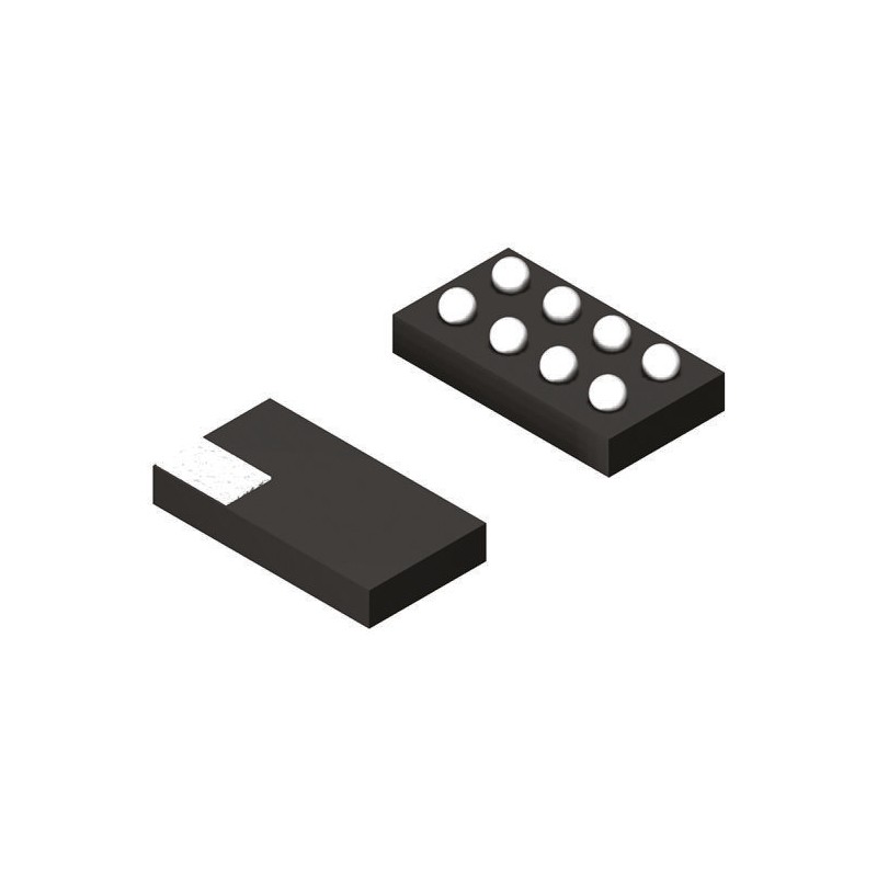 25 pcs - Texas Instruments TXS0102YZPR, Logic Level Translator Voltage Level Translator, 8-Pin DSBGA