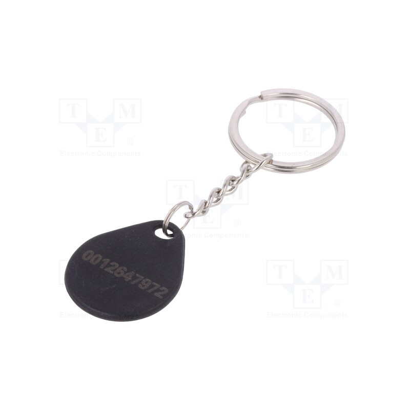 1 pcs x - S1031N-BK - RFID pendant, plastic, black, 125kHz, 8BROM