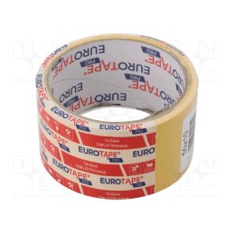1 pcs x EUROTAPE - Fastening tape, double-sided, W: 38mm, L: 10m, Adhesive: acrylic