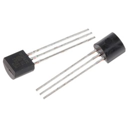 25 pcs - Microchip Fixed Series Voltage Reference 2.5V ±1.0 % 3-Pin TO-92, MCP1525-I/TO