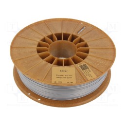 1 rol x ROSA 3D - 5907753130846 - Filament: ASA, 1.75mm, silver, 220÷250°C, 700g