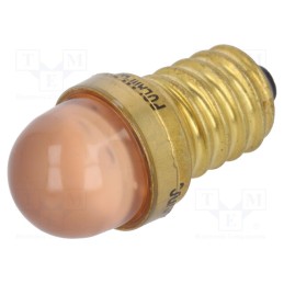 1 pcs x POLAM-ELTA - LO-E14-230AC - LED lamp, orange, E14, 230VAC
