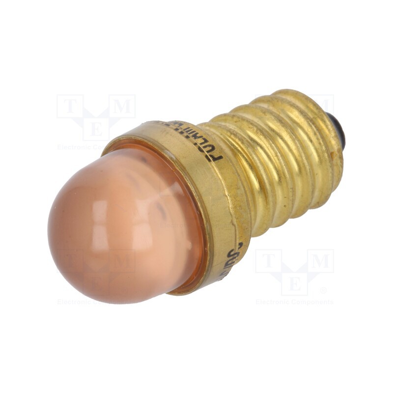 1 pcs x POLAM-ELTA - LO-E14-230AC - LED lamp, orange, E14, 230VAC