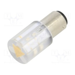 1 pcs x CML INNOVATIVE TECHNOLOGIES - 18560352 - Indicator: LED, BA15D,T20, yellow, plastic, 24VAC, 24VDC, -20÷60°C