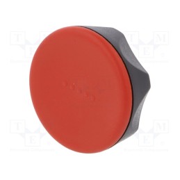 1 pcs x ELESA+GANTER - 221221-C6 - Knob, Ø: 45mm, Int.thread: M6, 12mm, H: 26mm, technopolymer PA