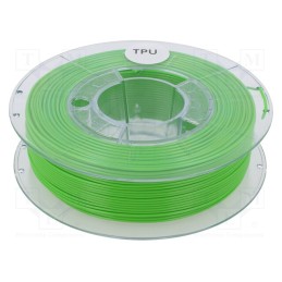 1 rol x DEVIL DESIGN - TPU 1,75 BRIGHT GREEN SOLO 0,33 - Filament: TPU, Ø: 1.75mm, green (light), 210÷230°C, 330g