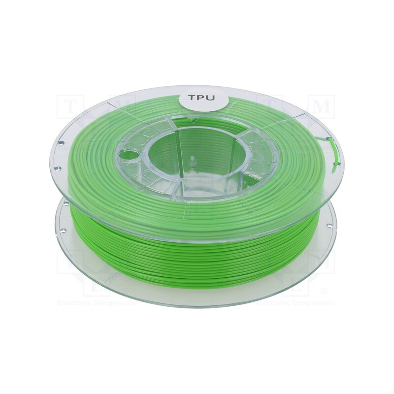 1 rol x DEVIL DESIGN - TPU 1,75 BRIGHT GREEN SOLO 0,33 - Filament: TPU, Ø: 1.75mm, green (light), 210÷230°C, 330g