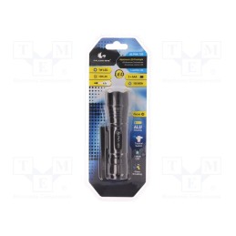 1 set x MACTRONIC - ALPHA-120 - Torch: LED, 120lm, Ø35x120mm, black, 1W