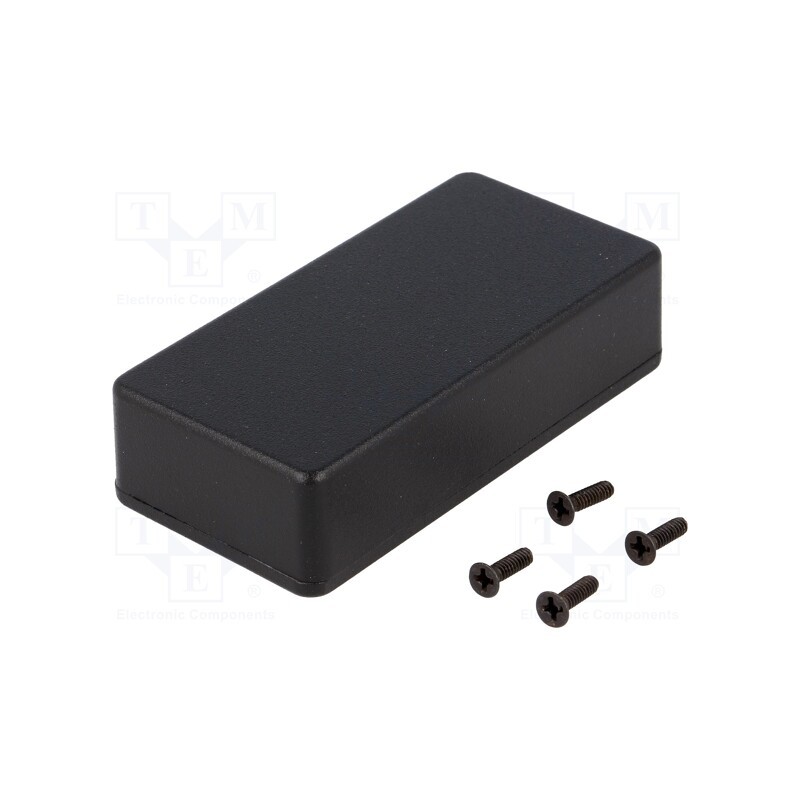 1 pcs x HAMMOND - 1590GBK - Enclosure: multipurpose, X: 50mm, Y: 100mm, Z: 25mm, 1590, aluminium