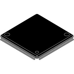 25 pcs - Microchip LAN91C111-NS, Ethernet Controller, 10Mbps MII, EISA, ISA, 3.3 V, 128-Pin QFP