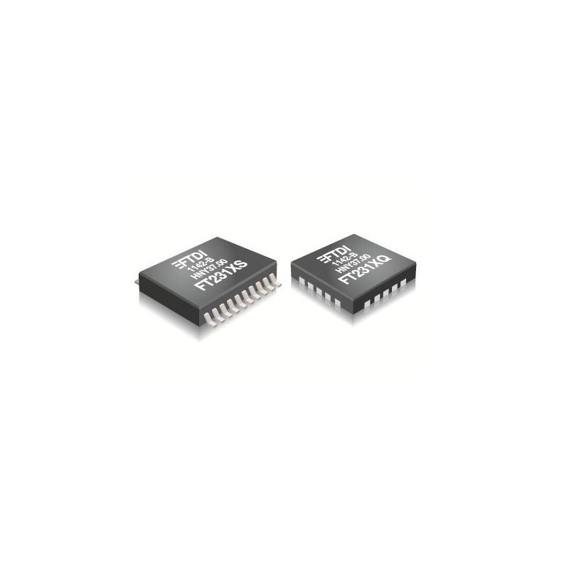 10 pcs - FTDI Chip FT231XQ-T, USB Controller, USB 2.0, 5.5 V, 20-Pin QFN