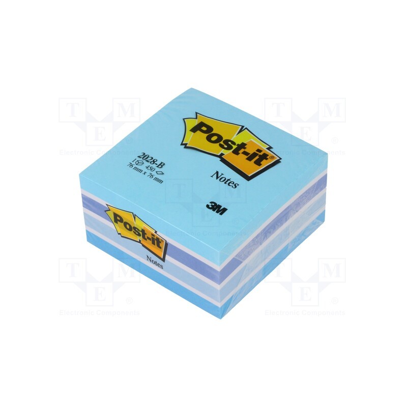 1 pcs x Post-it - 4001895872792 - Sticky notes, 76x76mm, blue
