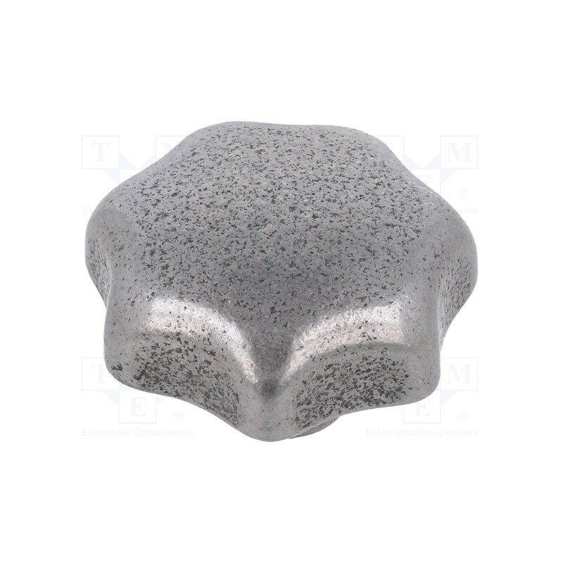 1 pcs x ELESA+GANTER - DIN 6336-GG-40-M8-E - Knob, Ø: 40mm, Int.thread: M8, cast iron, DIN 6336