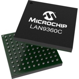 10 pcs - Microchip LAN9360C-I/CQB-101, Ethernet Switch IC RMII, USB