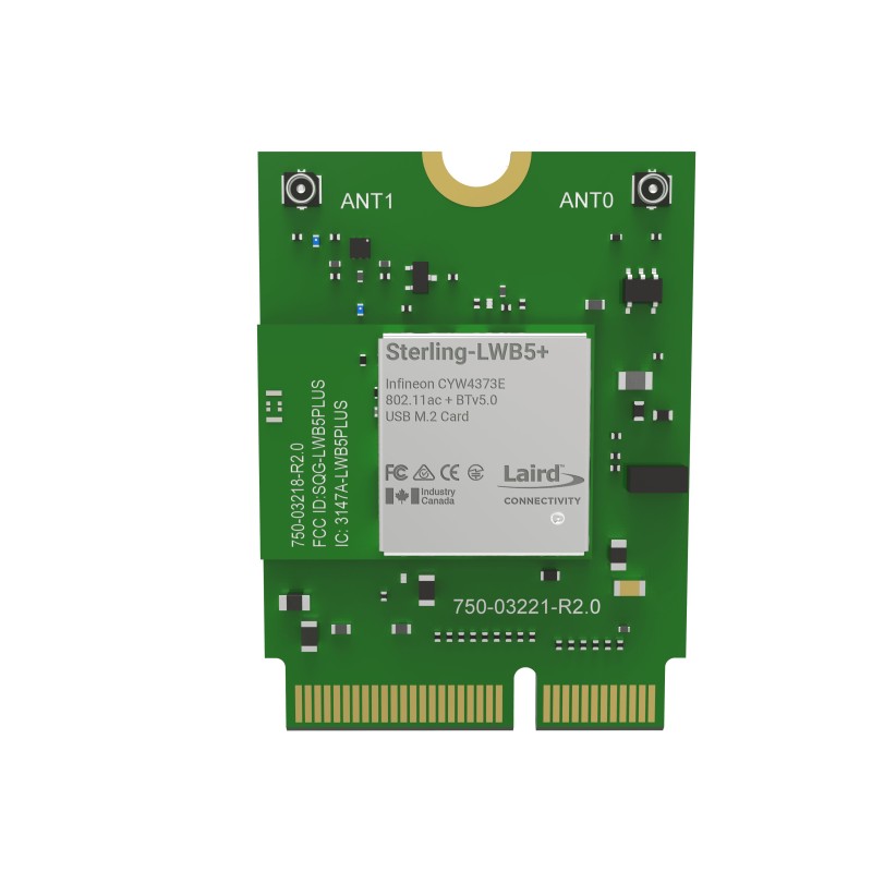 10 pcs - Laird Connectivity 453-00049 3.3V WiFi and Bluetooth Module, 802.11a, IEEE 802.11ac, IEEE 802.11b/g, IEEE 802.11n UART,