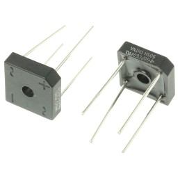 5 pcs - Vishay Bridge Rectifier, 6A, 400V, 4-Pin