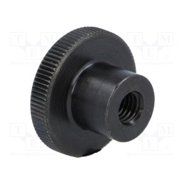 1 pcs x ELESA+GANTER - DIN 466-M8 - Knob, Ø: 30mm, Int.thread: M8, H: 18mm, steel, DIN 466, knurled