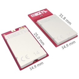 10 pcs - IQRF TR-72DAT RF Transceiver RF Transceiver 868 MHz, 916 MHz, 3.1 - 5.3V