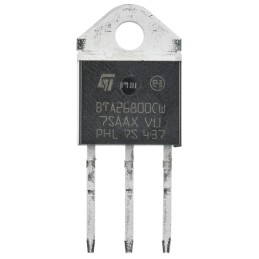 5 pcs - STMicroelectronics Through Hole, 3-pin, TRIAC, 800V, Gate Trigger 1.3V 800V