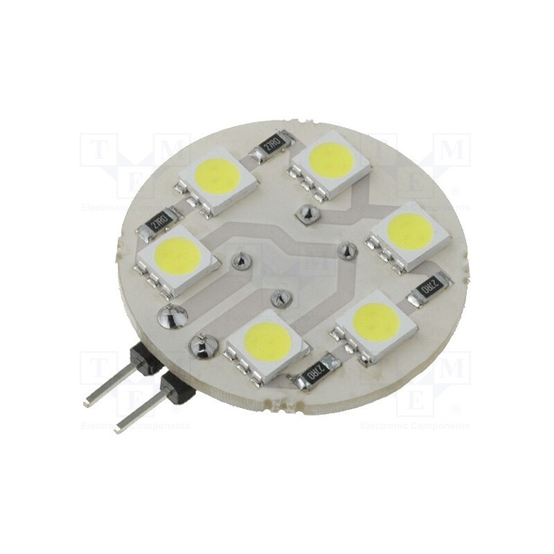 1 pcs x OPTOFLASH - OF-LEDG4W - LED, white, 1.44W, 96lm, 12VDC, Cap: G4