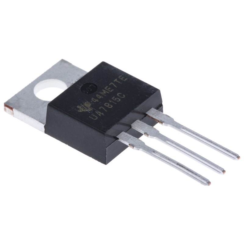 25 pcs - Texas Instruments UA7815CKCS, 1 Linear Voltage, Voltage Regulator 1.5A, 15 V 3-Pin, TO-220