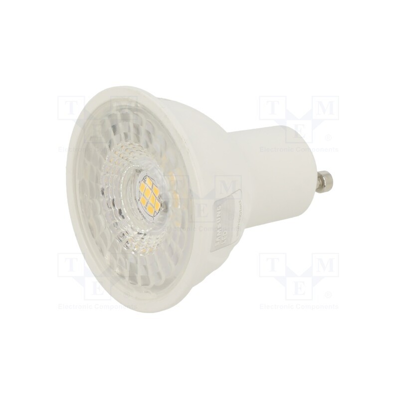 1 pcs x V-TAC - SKU 21193 - LED lamp, neutral white, GU10, 220/240VAC, 445lm, P: 6W, 110°, 4000K